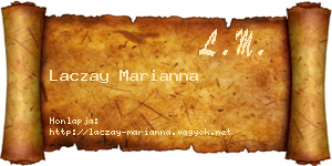 Laczay Marianna névjegykártya